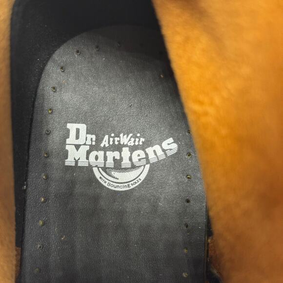 Dr. Martens 27139 Pumpkin Orange Smooth Leather Combat Boot Women's US 5 M 6 L - Picture 9 of 11